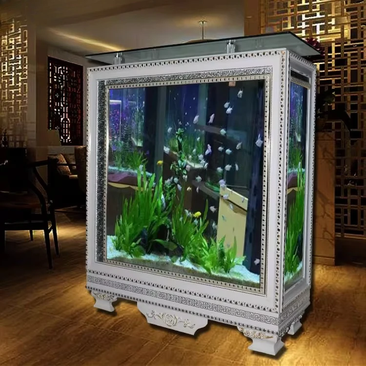 Aquarium Xxl - Floor-to-ceiling bar screen glass fish tank