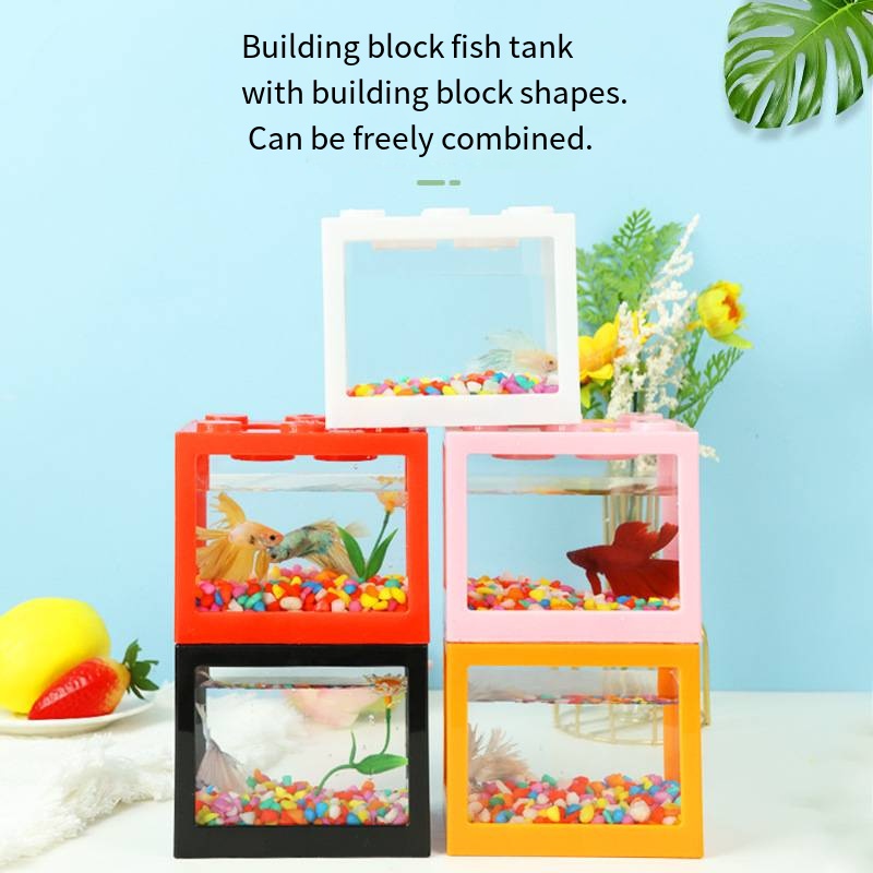 Novelty Block‑Shaped Mini Aqua - Aquarium Fish Names recension och pris