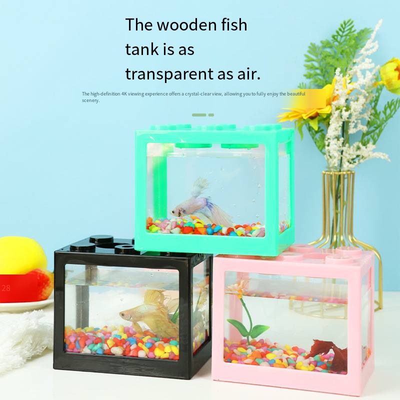 Novelty Block‑Shaped Mini Aqua - Aquarium Fish Names recension och pris