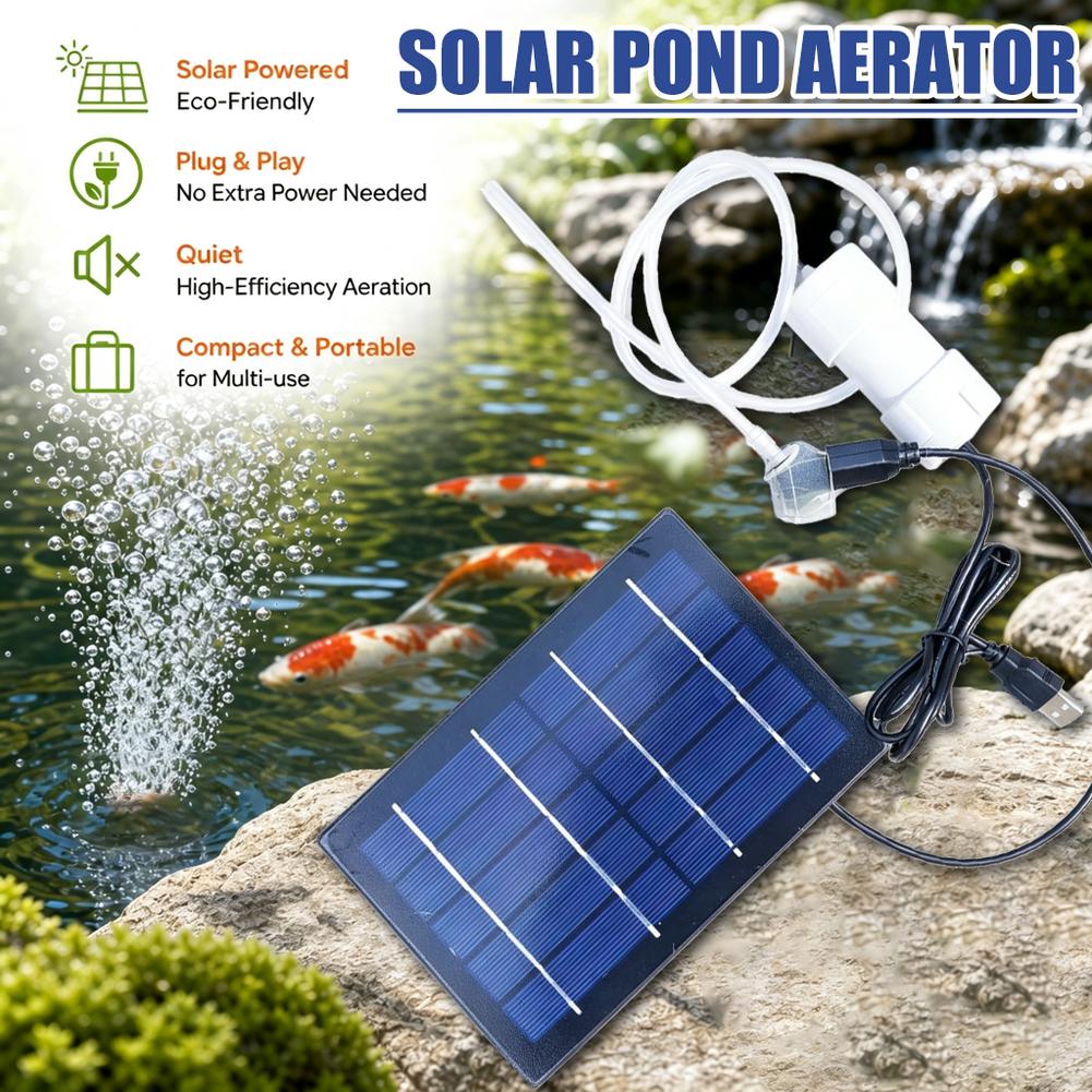 Solar Air Pump Aquarium Oxygen - Aquarium Fish Youtube recension och pris