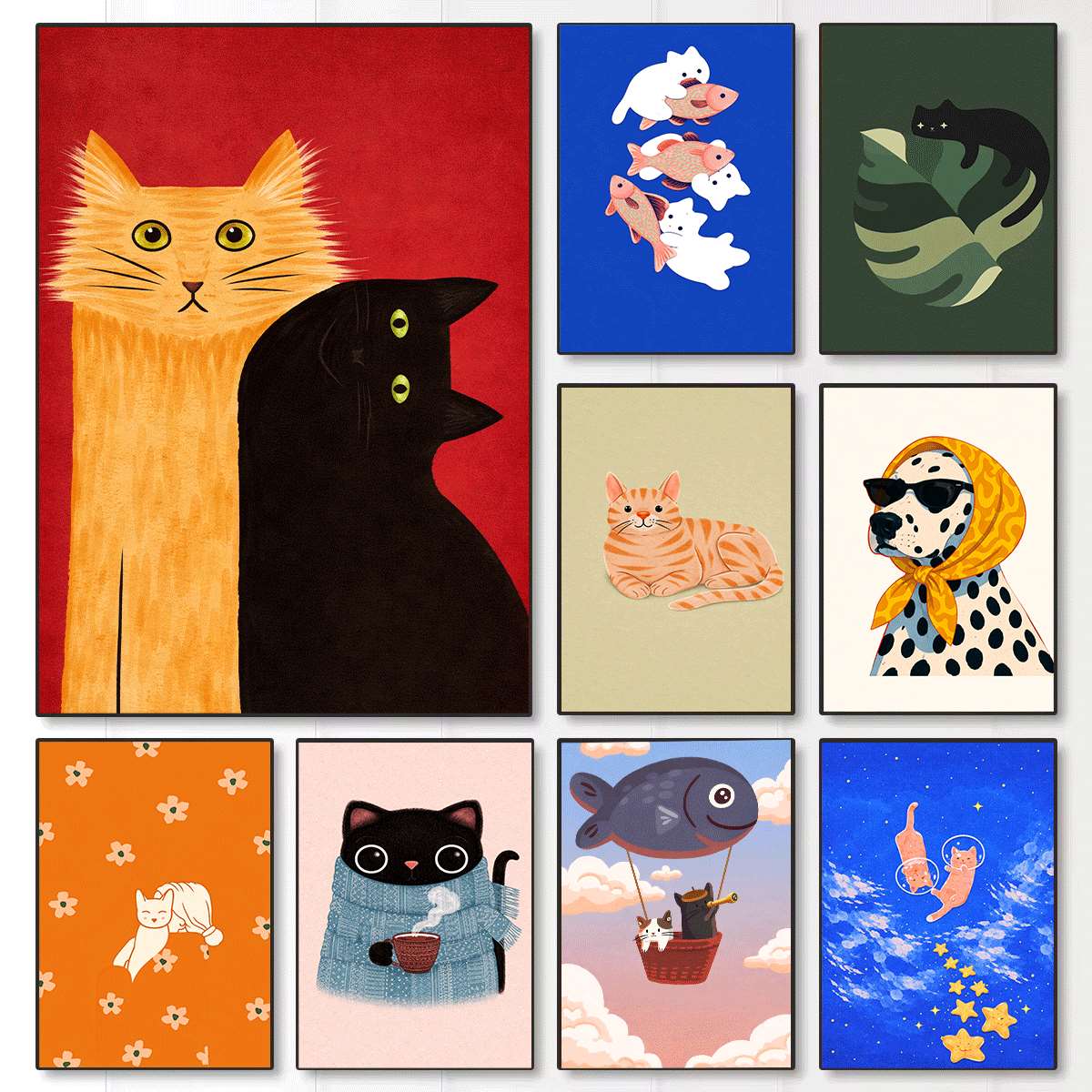 Watercolor Kittens Print Cat a - Live Plant Fertilizer recension och pris