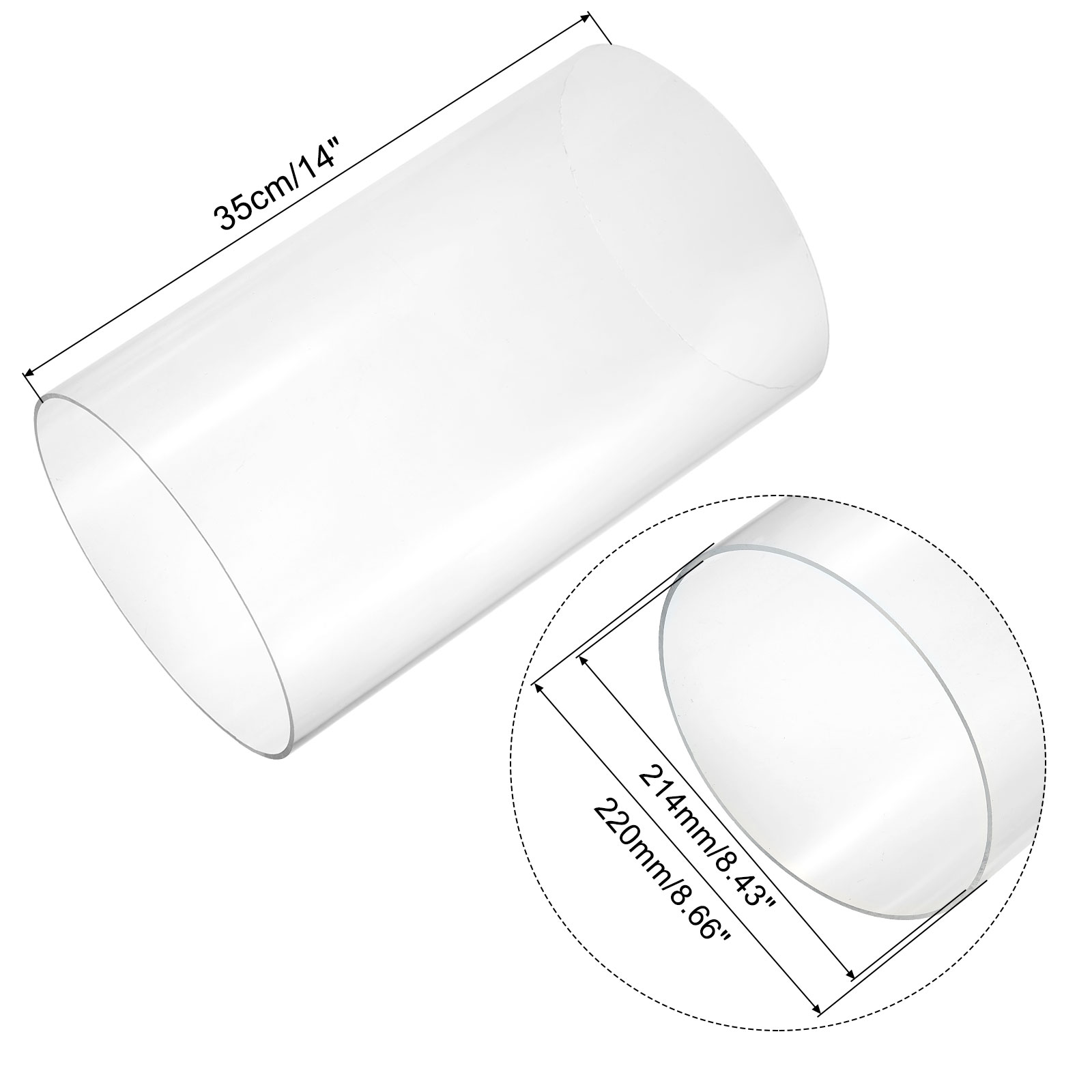 350mm Transparent Acrylic Aqua - Aquarium Fish Youtube recension och pris