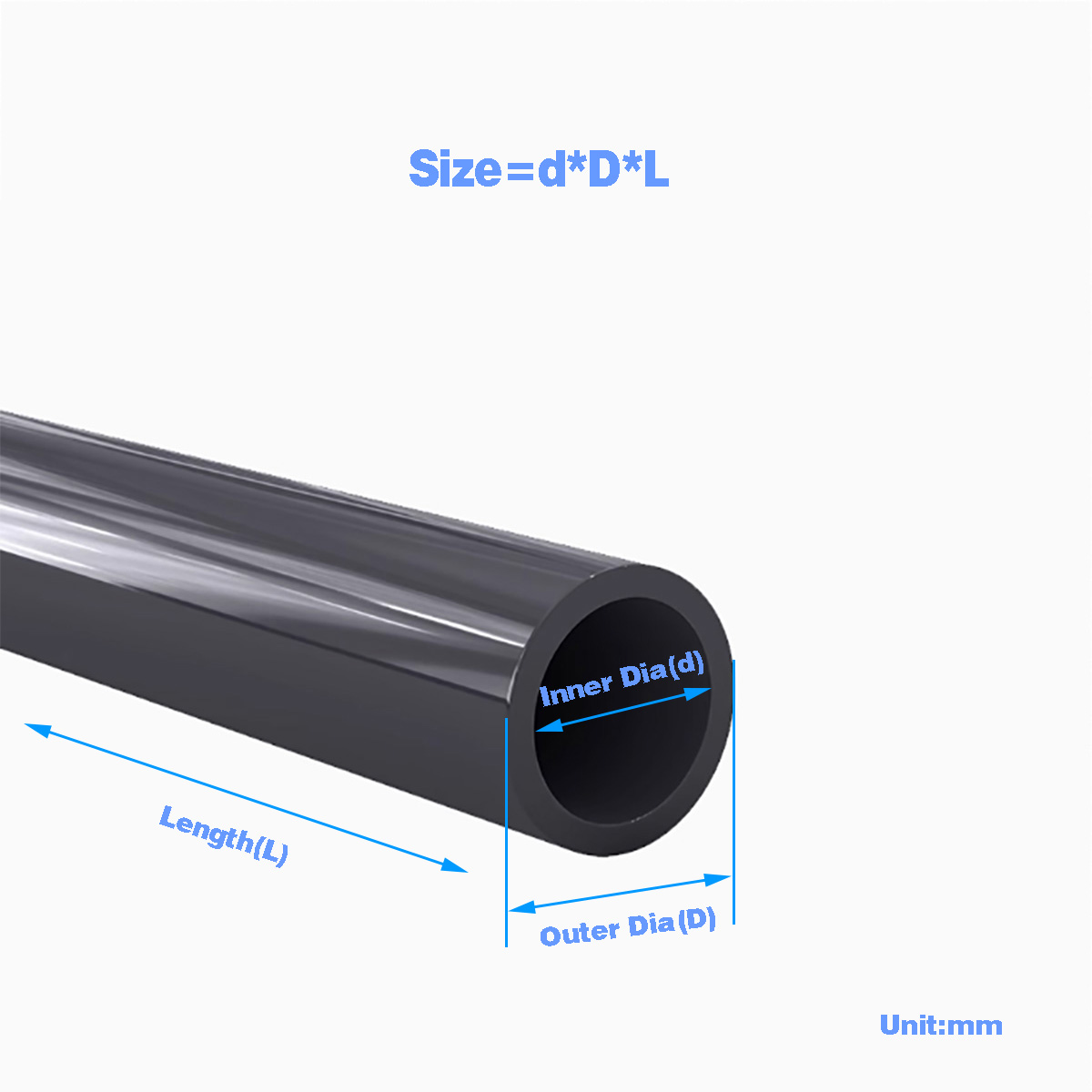 Black PVC Plastic Pipe Hollow  - Aquarium Fish Youtube recension och pris