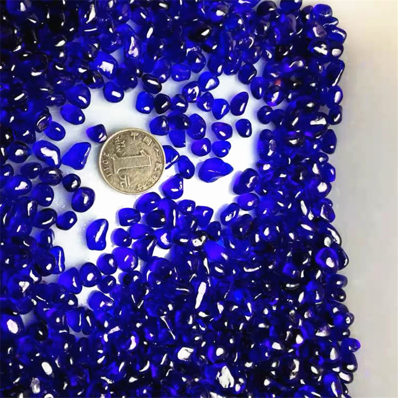 1000g blue Glass Gravel Colour - Aquarium Fish Colour recension och pris