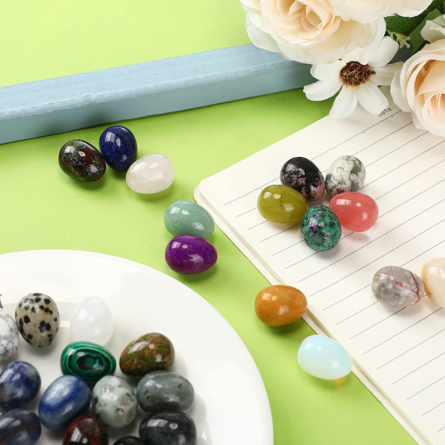 8  pcs natural crystal beads,  - Aquarium Fish For Sale Online recension och pris