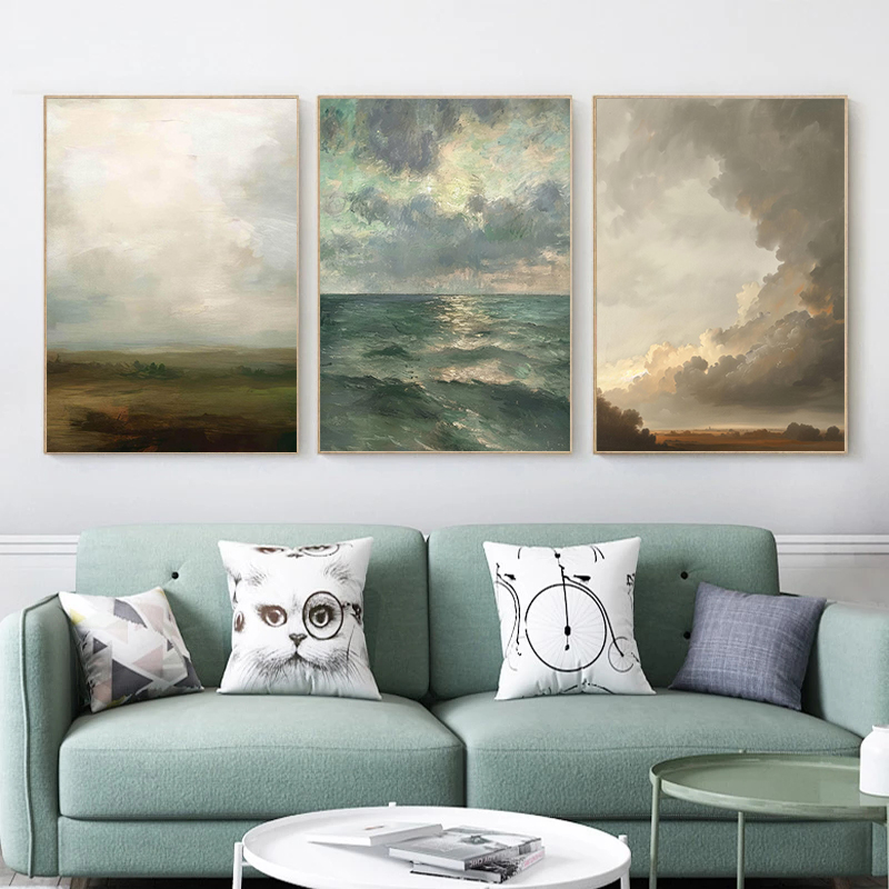 Vintage Cloud Landscape Art Po - Live Plant Fertilizer recension och pris