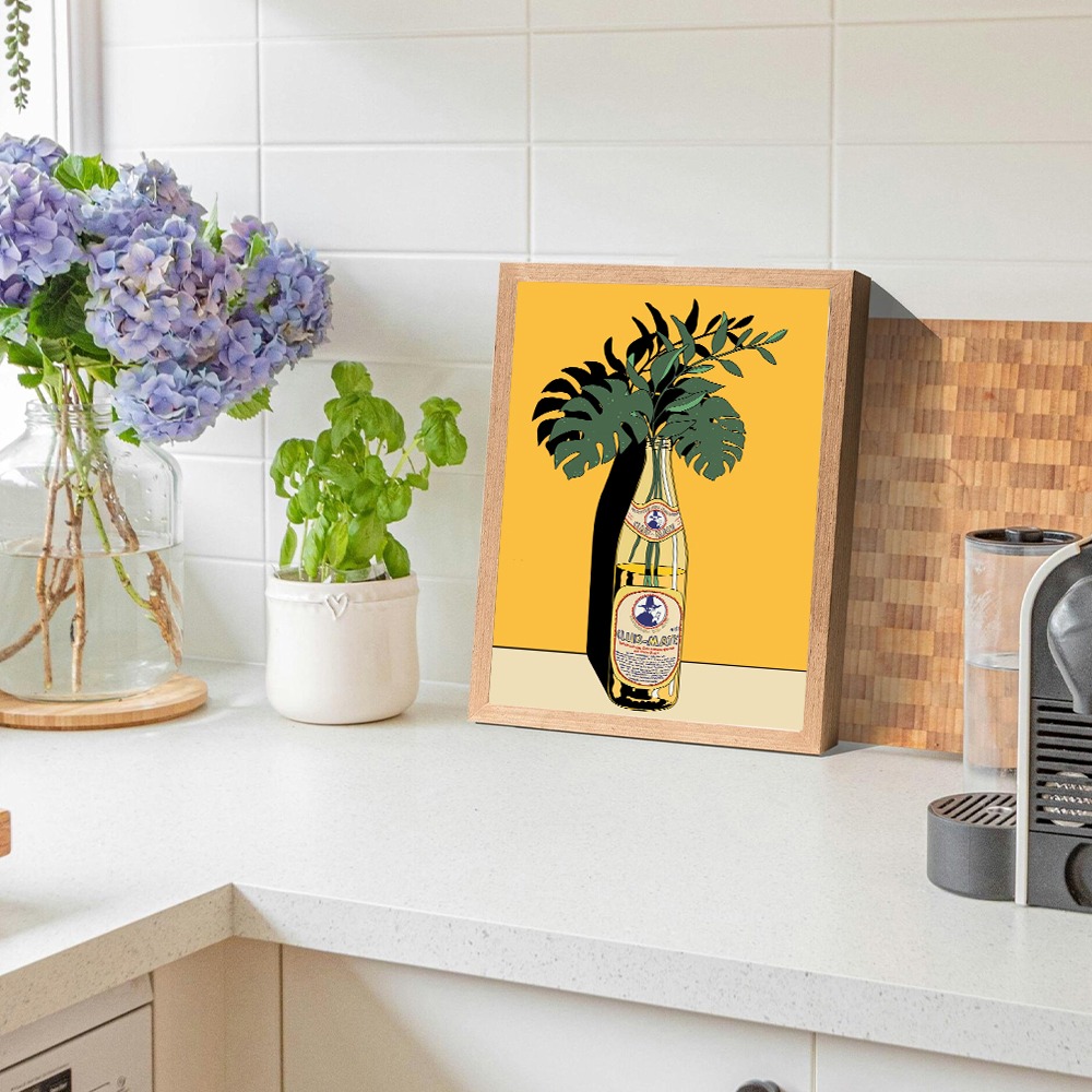 Club Plant Canvas Poster-Frame - Live Plant Fertilizer recension och pris