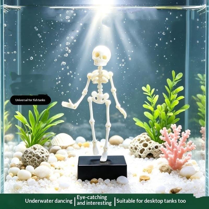 3D Printed Dancing Skeleton Aq - Aquarium Fish Youtube recension och pris