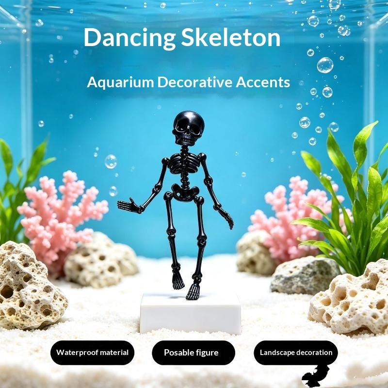 3D Printed Dancing Skeleton Aq - Aquarium Fish Youtube recension och pris
