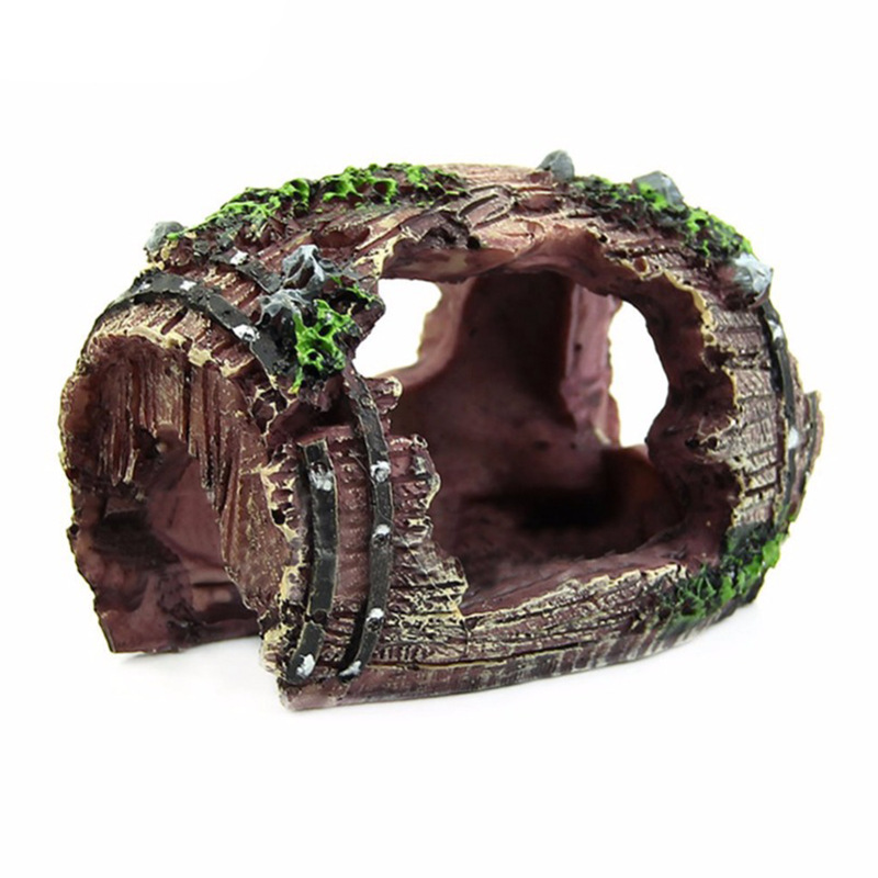 Aquarium Artificial Barrel Cav - Aquarium Fish For Sale Online recension och pris